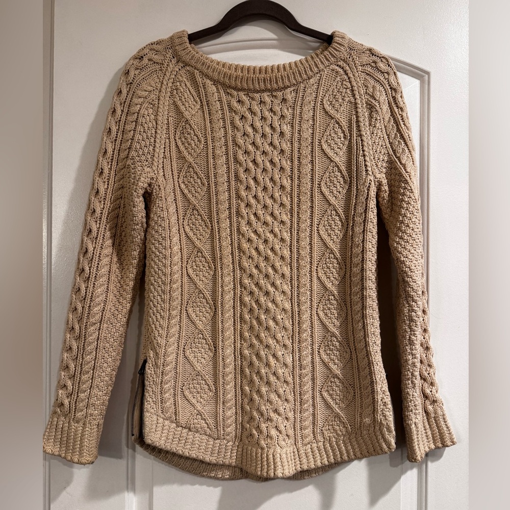 LL Bean Cotton Fisherman’s Tunic Sweater